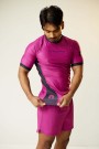 Rashguard V1 & Pro Ultralite Hybrid Shorts Sett - M&M - Burgunder thumbnail