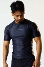 TNB Nogi Kortermet Rashguard v1 - Svart/Grå thumbnail
