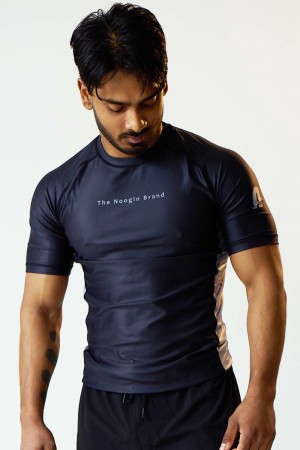 TNB Nogi Kortermet Rashguard v1 - Svart/Grå