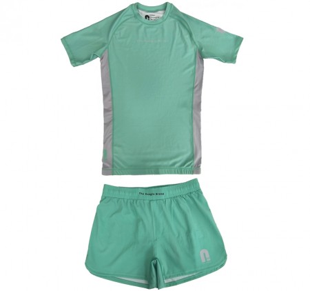 Rashguard V1 & Pro Ultralite Hybrid Shorts Sett - M&M - Seafoam