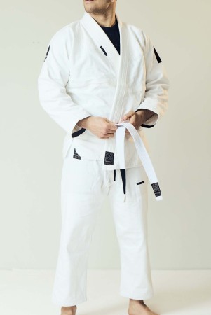 TNB Jiu Jitsu Kimono Basic 350 Lite - M&M - Hvit